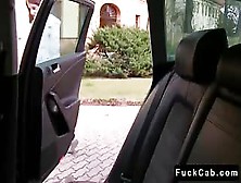 Brunette Russian Babe Fucked In Taxi