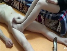 Insane Femdom Footjob From Asia