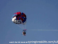 Springbreaklife Video: Naked Parasailing