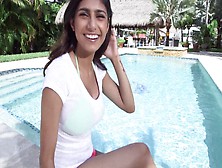 Mia Khalifa - Chilling Out In The Pool With Sean Lawless