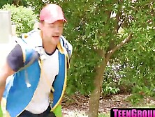 TeenGroupSex. com - Dude catches and fucks three Pokémon cosplayer chicks