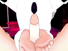 ReZero Gives You The Best Feet POV Hentai Action You've Ever Witnessed!