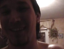 Wild homemade fucking with golden-haired that eats spunk fountain