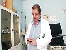 Big tits fat Step mom Rosana gyno doctor examination