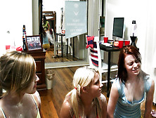 Lesbians Fuck In The Shower!