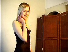 Pornstar for a Day Barbara the Blonde Teen Masturbates Her