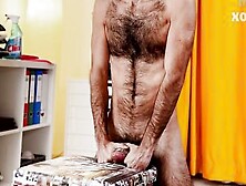 Hairy Guy Fucking Fleshlight - Cum On Underwear