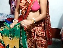 Desi Village Bhabhi Is Getting Dressed