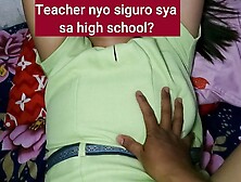 Kahit amoy chalk pa galing school nagpatira na si mam