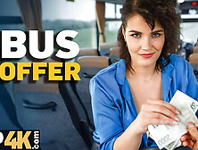Big Tits MILF Fucks Stranger on Bus - Public Sex POV in HD