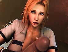 3D Snow Princess gets gangbaned