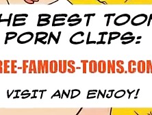 Four-Way Orgasm Fest Featuring Popular Cartoon Characters