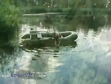 Amateur Czechian Natasha In The Boat