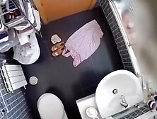 Milf Hidden Masturbation And Orgasm In Bathroom