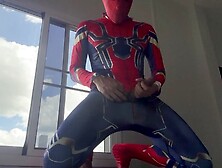 Spiderman Masturbate,  Chinese Handsome Guy Masturbates,  Solo