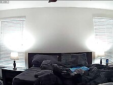 Spy girlfriend hidden cam caught changing naked