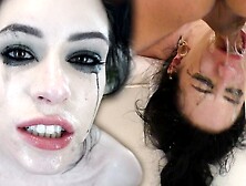 Facefucked to her Limit - she LIKES to get DESTROYED (ROUGH)