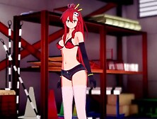 Petite Babe Yoko Littner gets horny and needs hard sex - Gurren Lagann