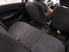 In the Car Sexy Driver Fingers My Soaked Snatch Makes Me Groan and Kisses Me