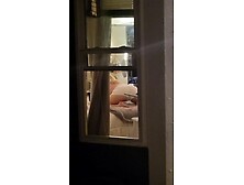 Neighbor voyeur sexy stretching