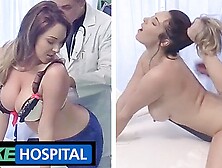 Monstrous Tits From Uk Visits A Czech Hospital And Rides The Doctor - Fake Hospital