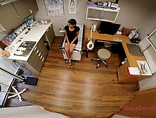 Mandatory new student physical for Mixed beauty with small boobs get examined by Doctor Tampa - Yesenia Sparkles - Tampa Univers