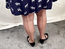 Mrs Aged Feet Slow disrobe to Vintage Underware Pt 1