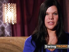 Good Looking American Amateur Swingers Enter The Playboy Swing House