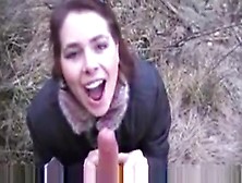 Amateur German Outdoor Blowjob