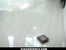 GingerPatch - Hawt teen Sucks Stepdads Shlong For Money