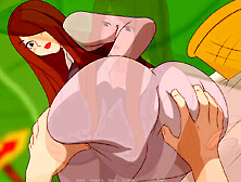 Steamy public cartoon fantasy featuring Misskitty2k