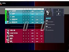 【Overwatch2】018 Reaper snap and put his gun into ana's anal