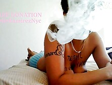 WEALTHY FEMALE STRIPPER BLACK SUCK JOB BBC BLOW AND SWALLOW