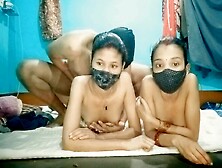 Most Viral Indian Jija Sali And Wife Sex Threesome Hindi Xxx Video,  Desi Hot Sali And Wife Tight Pussy Fuck With Bbc Jija Mms Xx