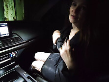 Fine Ginger Sexwife Blowed In The Car While Her Loser Fiance,  Cuck-Old Jerks Off At Home