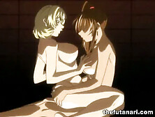 Transen lecken sich beim Hentai Manga