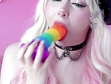 GatitaChans Rainbow Rodeo A Dildo Dream Come True