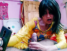 Stepson forces his foot into stepmom Bolly Karma's face while recording