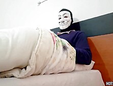 Excited Fit Dude Humps Taut Toy and Cums Inside - Intensive Groaning