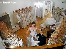 IPCAM - Bride to be changing in wedding saloon. mp4