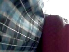 Plaid Schoolgirl Uniform Upskirt Voyeur Video