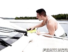 I Splashed My Cum On My Stepson Jack Valors Ass After Helping Me Clean My Boat