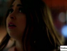 Riley Reid Was Locked In A Room During The Time That A Mysterious Entity Took Her Image And Have Sex With Her Girlfriend Abella