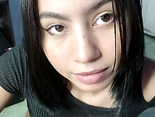 Charming 18 year older amateurs hispanic gets jizz in her mouth POINT OF VIEW bj