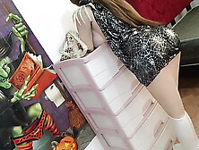 Halloween night of hot sex with a cute blonde with a perfect body.  After the party the YOUNG GIRL enjoys her FIRST ANAL SEX.  BIG