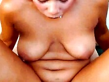 Curvy Latin babe fucks sex toys