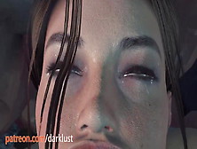 Lara Croft Is Slapped In The Face By Giant Troll Cocks