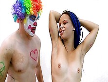 Hipster Teen Gets Fucked By A Horny Clown