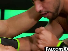 FalconsXXX. com - Naughty hunk gets his asshole drilled by a sex toy and a big cock