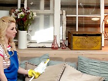 Lesbians Gone Wild! - Three Way Threesome with Redhead Cuties Kenzie & Aline